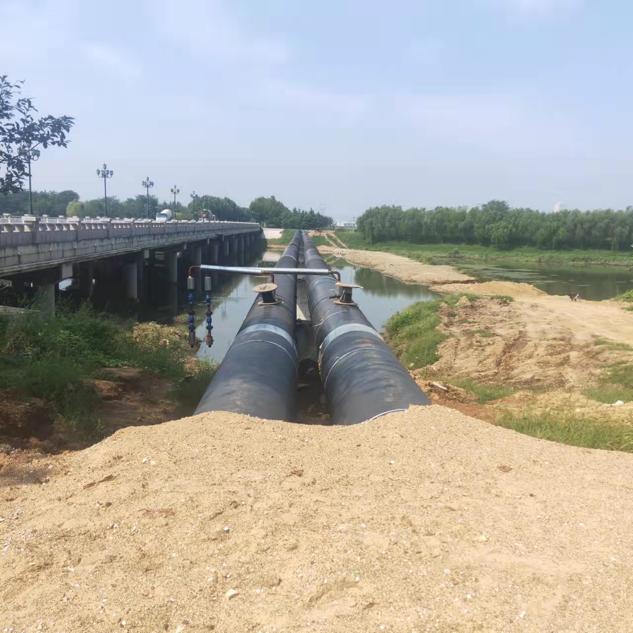江北热力管道铁渣内部除垢输油管道清洗